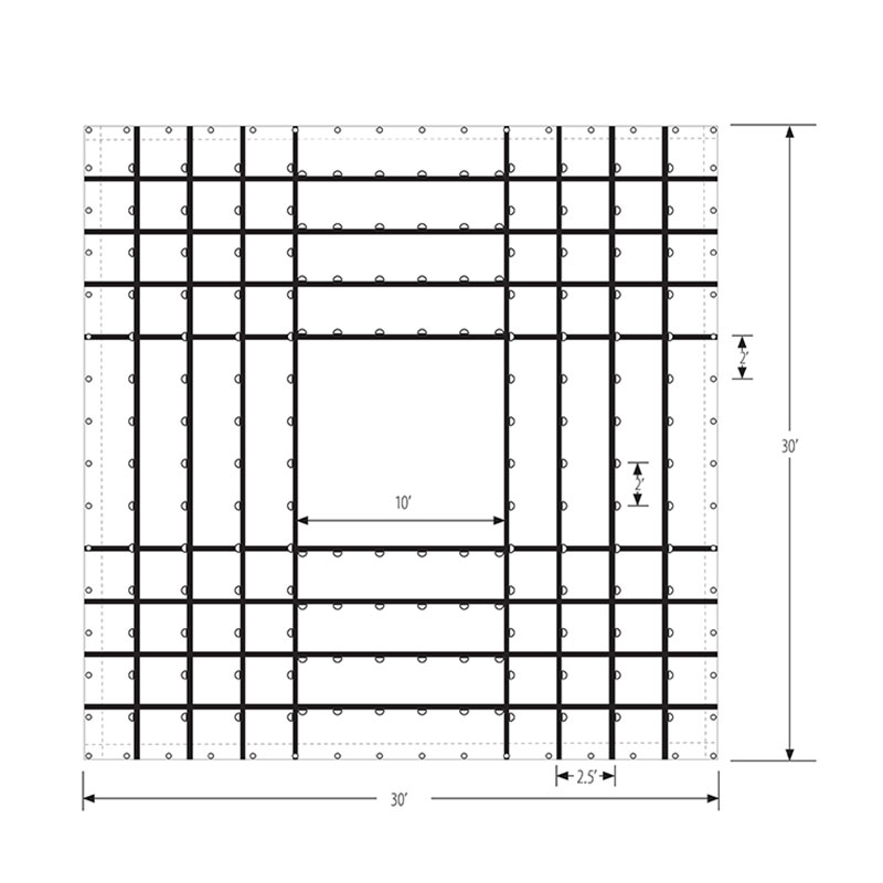 軽量機械用ブラックタープ