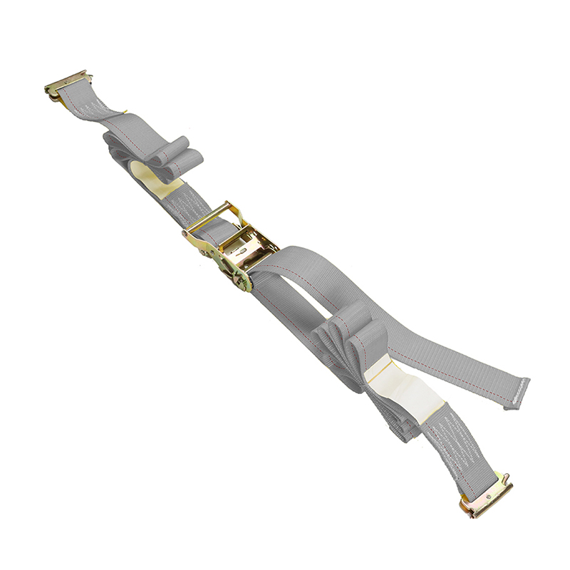 4 パック 5FT 亜鉛メッキレールラチェットストラップ E トラックキット